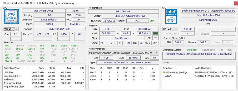 Calculator Dell Optiplex 990 USFF