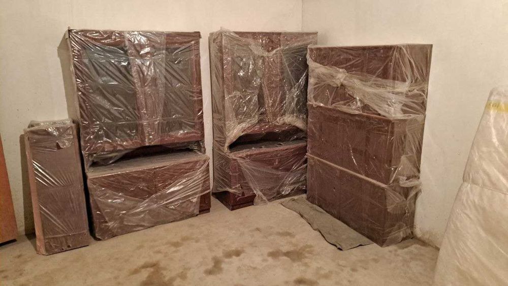 Румынская Мебель ЖК "ЖАНА" дерево. Гостиная Стенка.