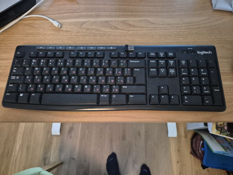клавиатура безжична Logitech EN/US