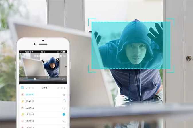 Панорамная IP Wi-Fi камера видеонаблюдения для потолка