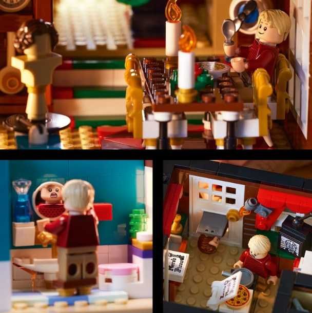 NOU TIP le go HOme ALone + Kit lumini Singur acasa 21330 3955 piese