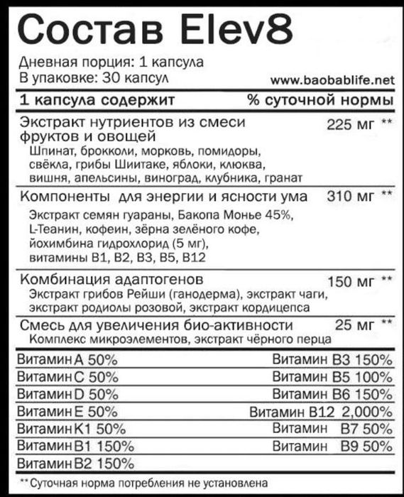 Продам Елев8/Elev8,Акселер,бикардио,сладкий Елев Дринк для детей