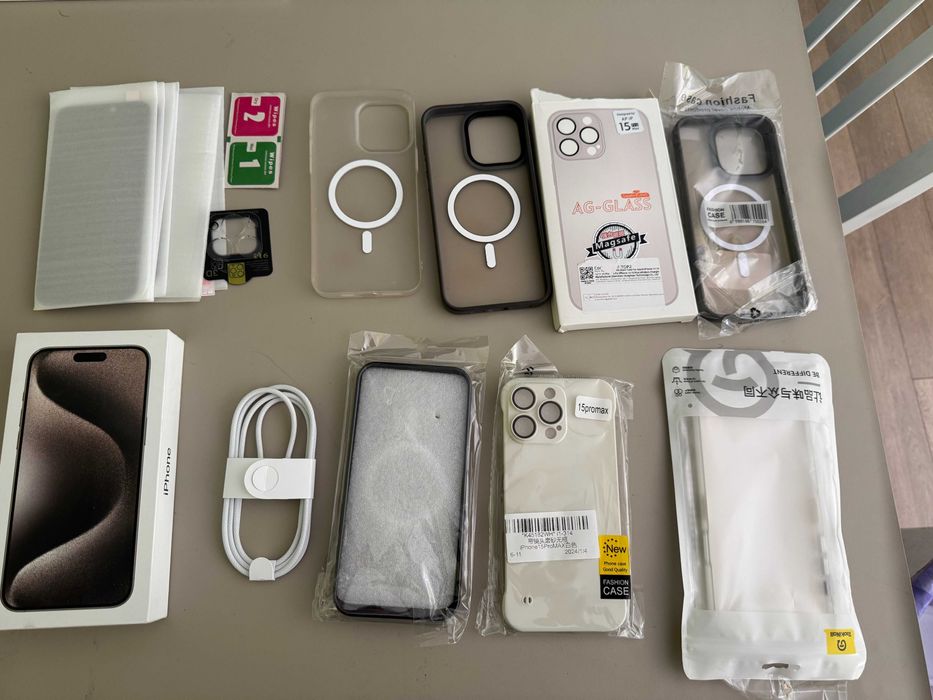 iPhone 15 Pro Max – Natural Titanium 256 GB – Отлично състояние