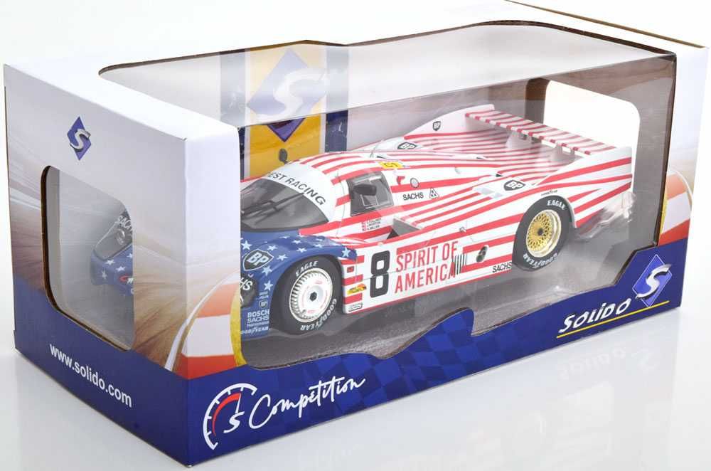 Macheta Porsche 956 LH USA Le Mans 1986 - Solido 1/18