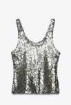 Top paiete Zara gri