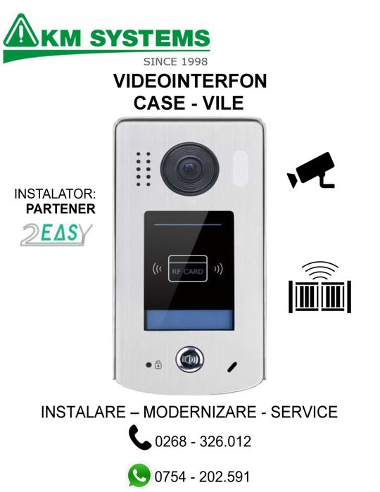 VIDEOINTERFOANE INTELIGENTE case - vile - rezidentiale