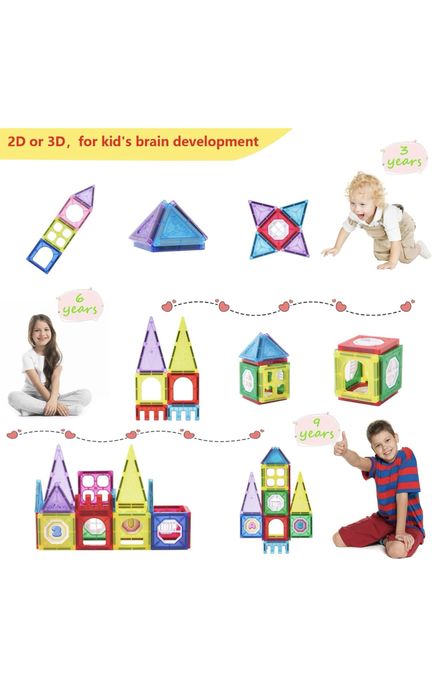 Set de constructie Magnetic, 34 piese NOU