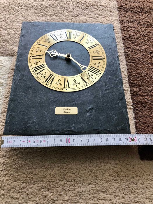 Ceas de perete Kienzle din piatra despicata, mecanism Quartz, Germany