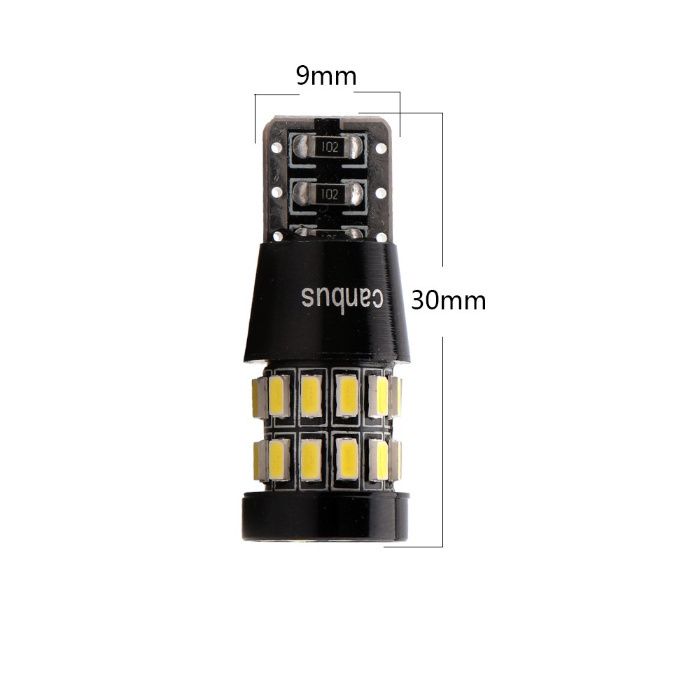 LED Лед крушки габарити Т10 CANBUS с 24SMD и 30SMD диода