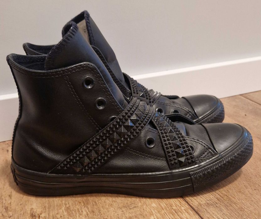 Черни равни кецове Converse 37.5