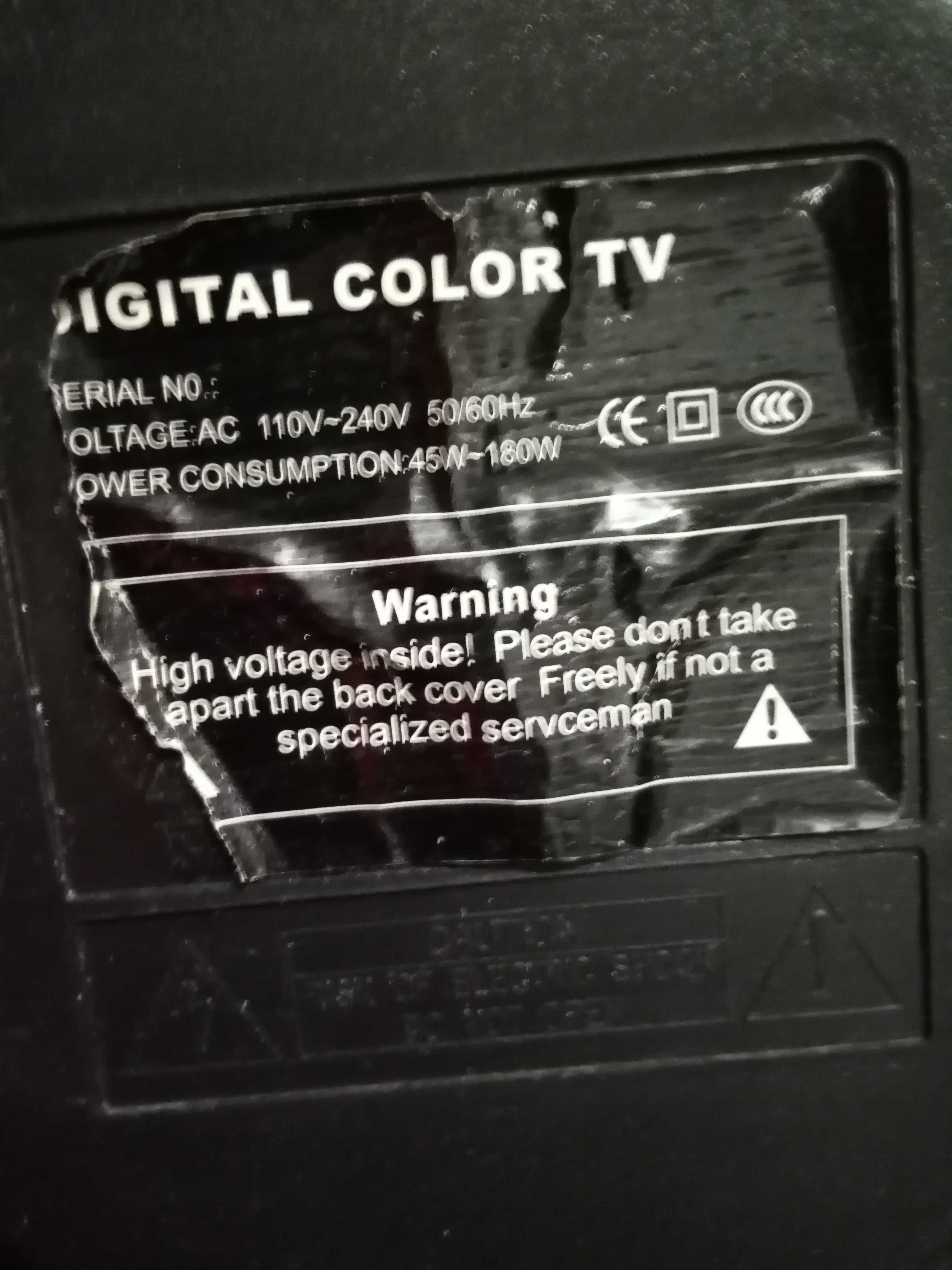 Телевизор (два цветных, черный компактный)