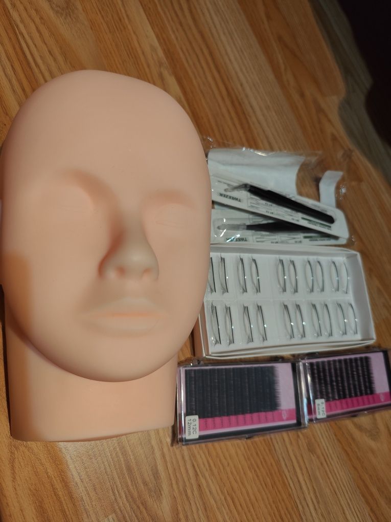 Set Manechin Extensii gene sau machiaj