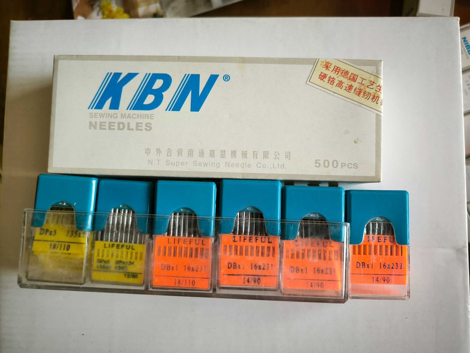Иглы швейные  для производственных машин, импортные и советские
