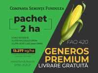 Samanta porumb Generos Premium, pachet 2 ha seminte porumb si erbicide