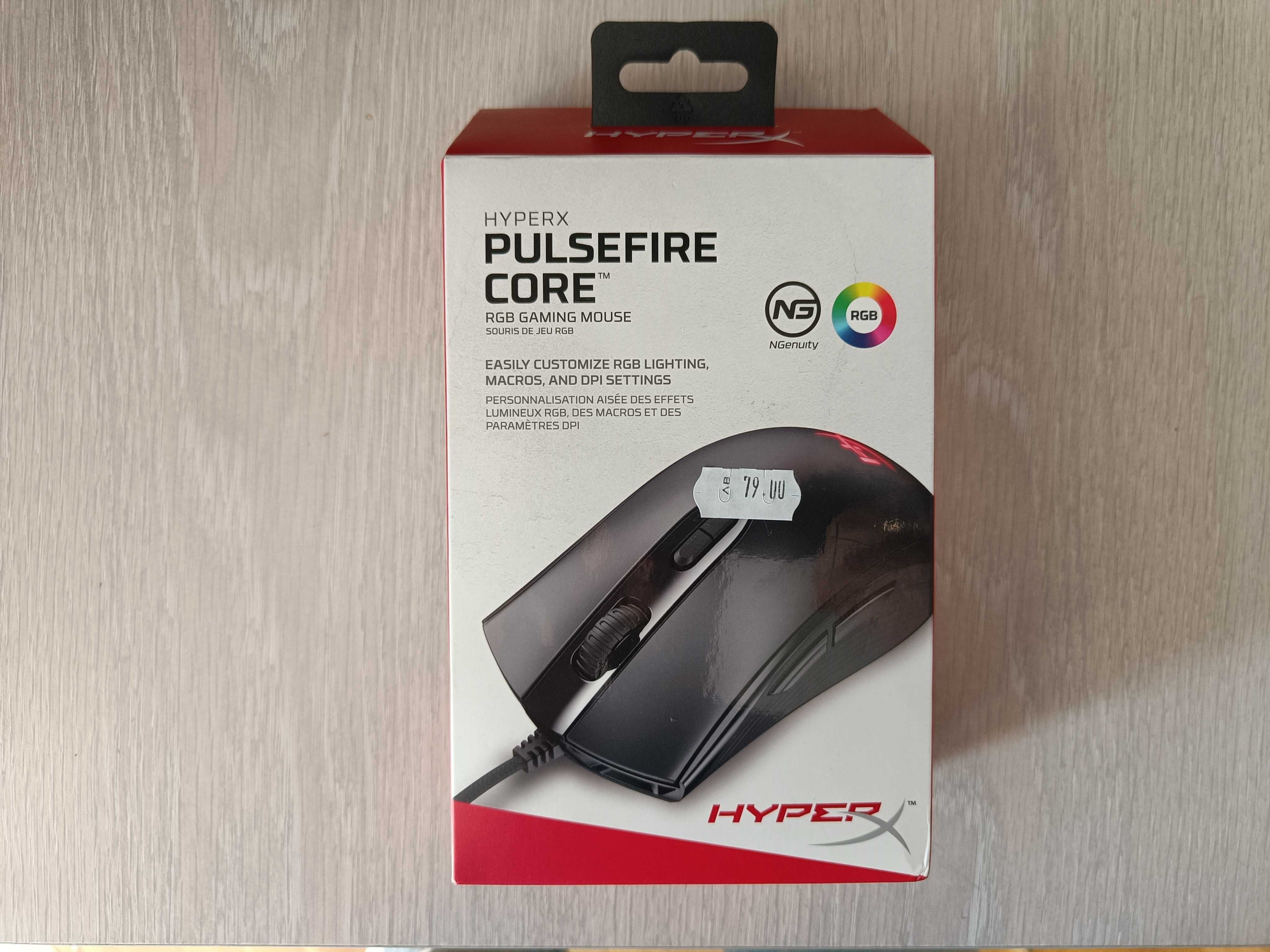 Продавам геймърска мишка HyperX Pulsefire Core