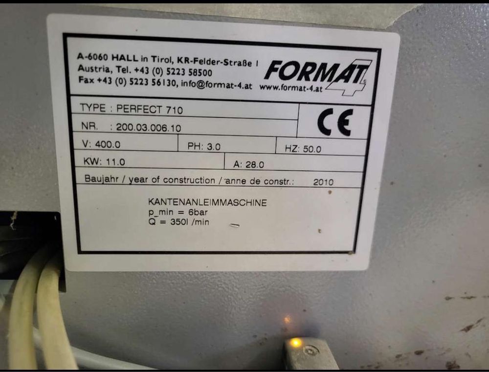 Masina aplicat cant Abs Felder Format 4 perfect 710