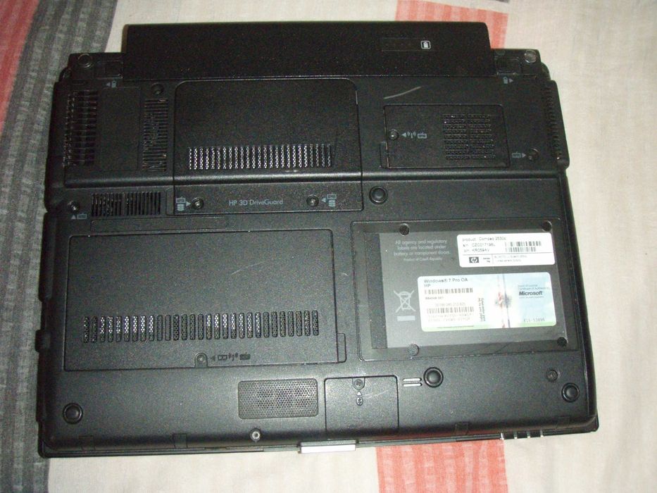 HP EliteBook 2530p 12" L9400 4Gb RAM 80 GB HDD