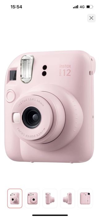 Фотокамера моментальной печати Fujifilm Instax mini 12 розовый