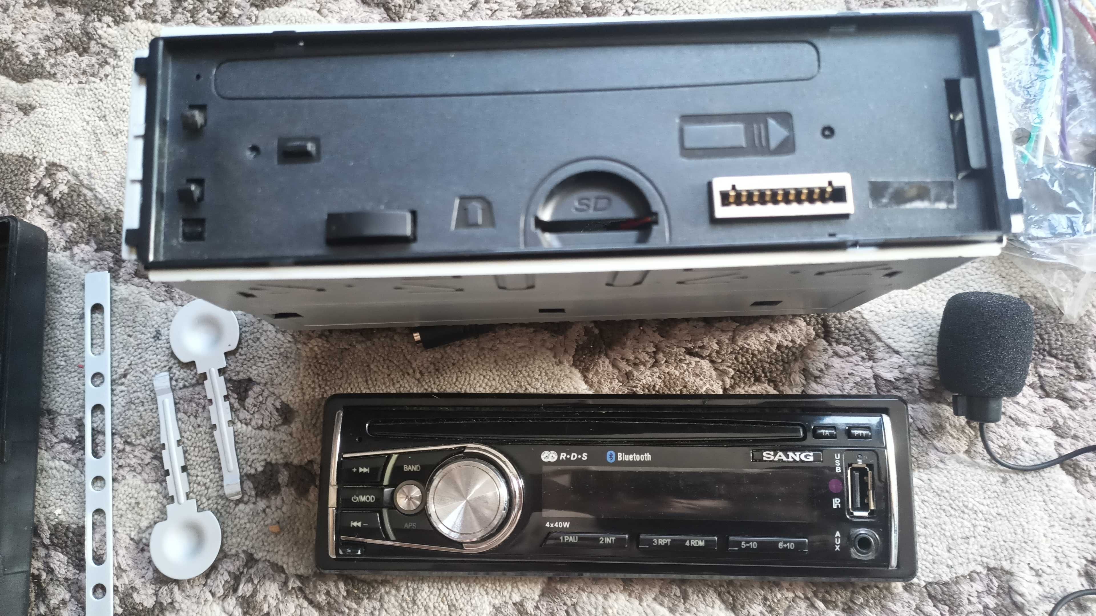 1 DIN SANG CAS-222 BL радио