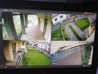 Sistem 4 8 camere de supraveghere video Hikvision cu montaj in Dej