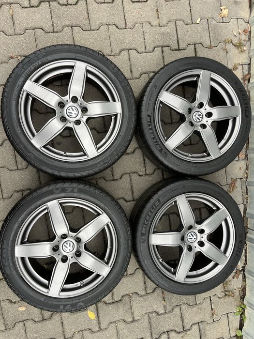 Jante aliaj 5x112mm, anvelope 225/45 R17, Vw Audi Seat Skoda Mercedes