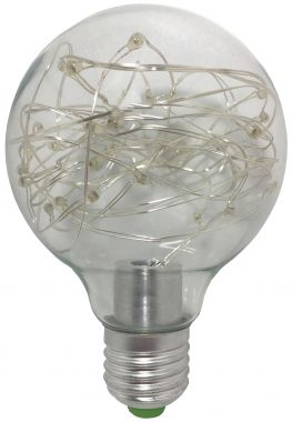 Bec cu LED-uri, ornamental, 5W/220V - dulie E27 - lumina multicolora