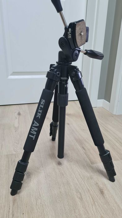 Trepied Slik PRO 340DX + placă eliberare rapidă + Husă