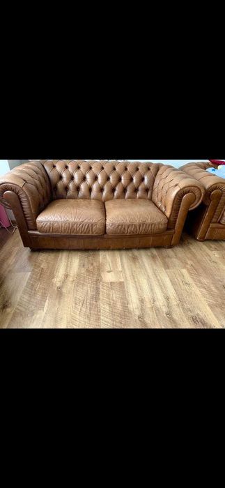 Итальянские кожаные диваны 5 предметов!
