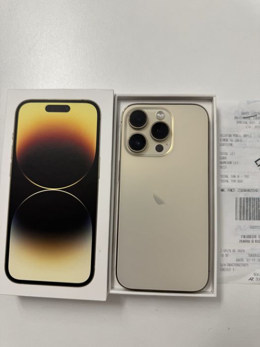 Vand iphone 14 pro gold full box