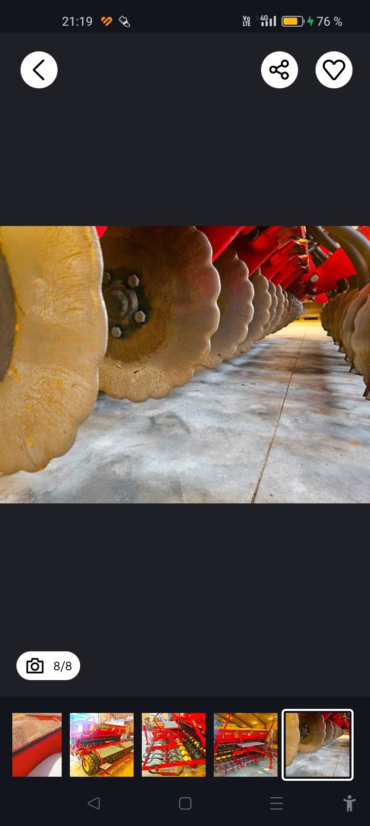 Semănătoare Vaderstad Rapid 400C -super XL- fertilizare!
VADERSTAD Ra