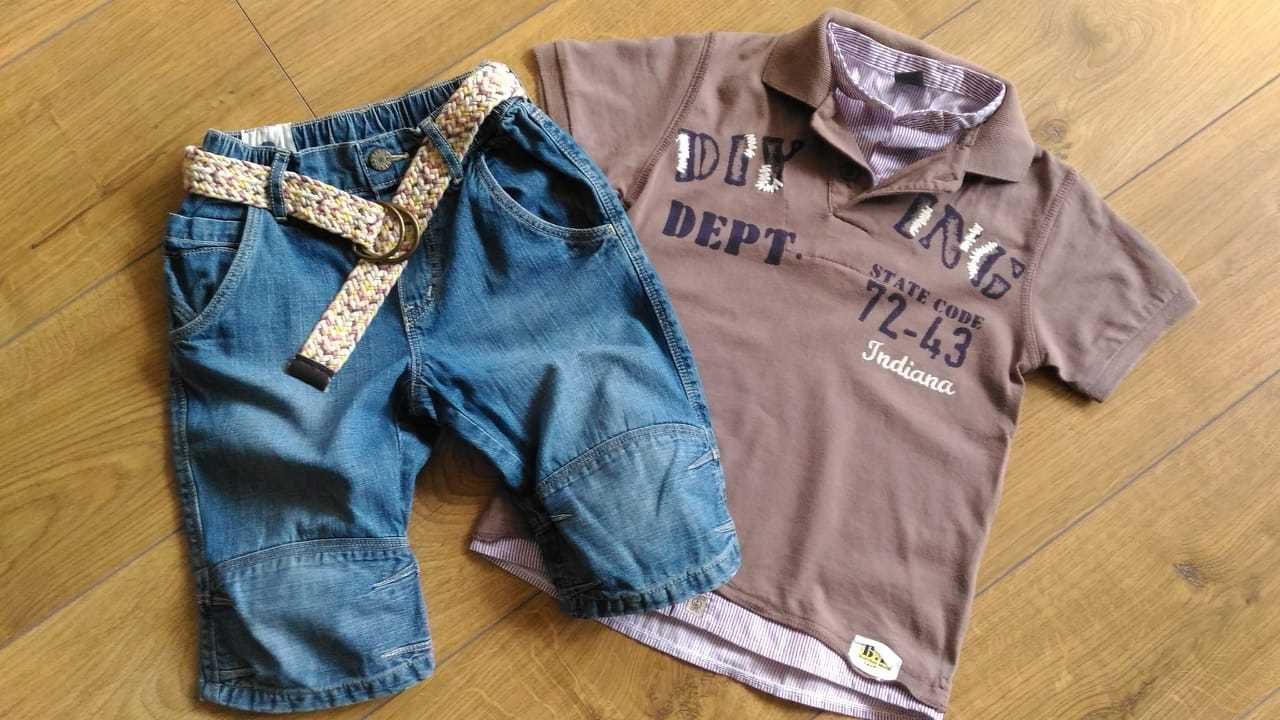 ZARA, H&M къси дънки и тениски за момче