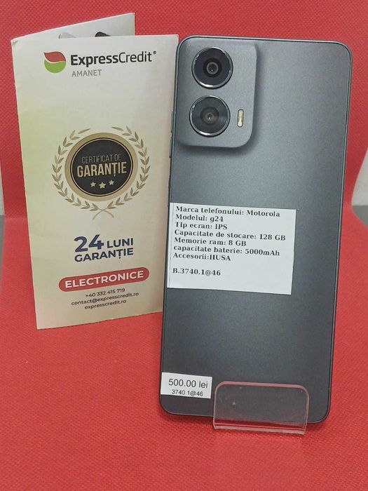 (AG46) Telefon Motorola G24 B.3740 Garantie 24luni