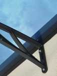 Copertina Aluminiu/ABS cu policarbonat/plexiglass pentru usa/geam HH