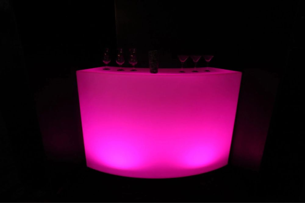 Mobilier led evenimente cocktail livrare 24h