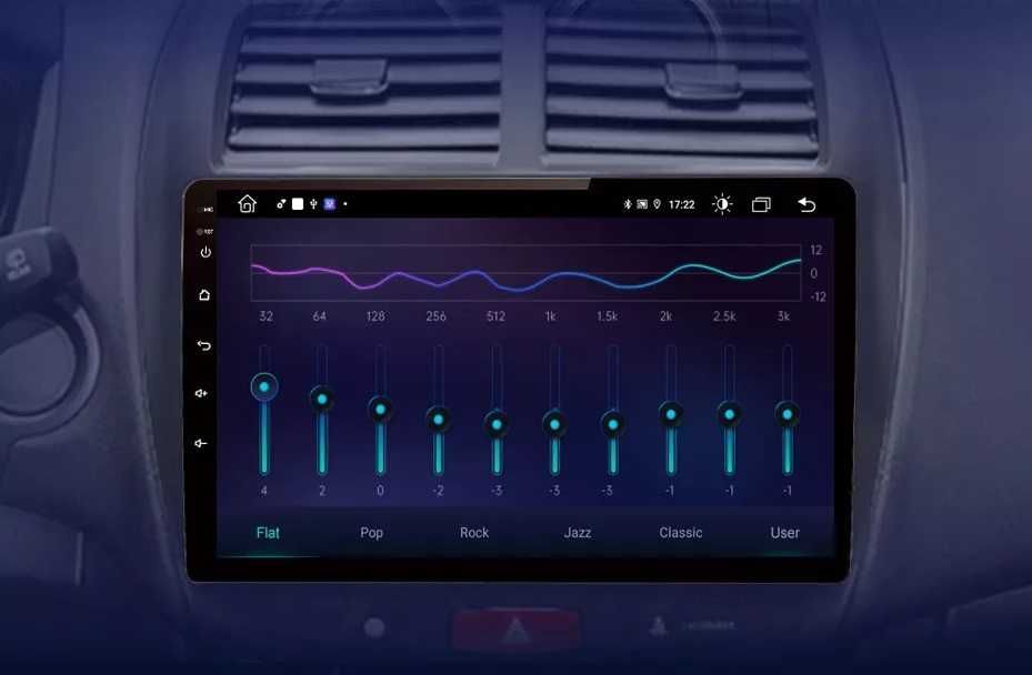 Navigatie Android Dedicata Mitsubishi ASX / Peugeot 4008, BT, Wi-Fi