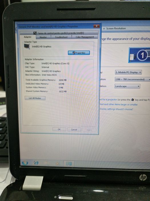Laptop HP Pavilion G6 I5