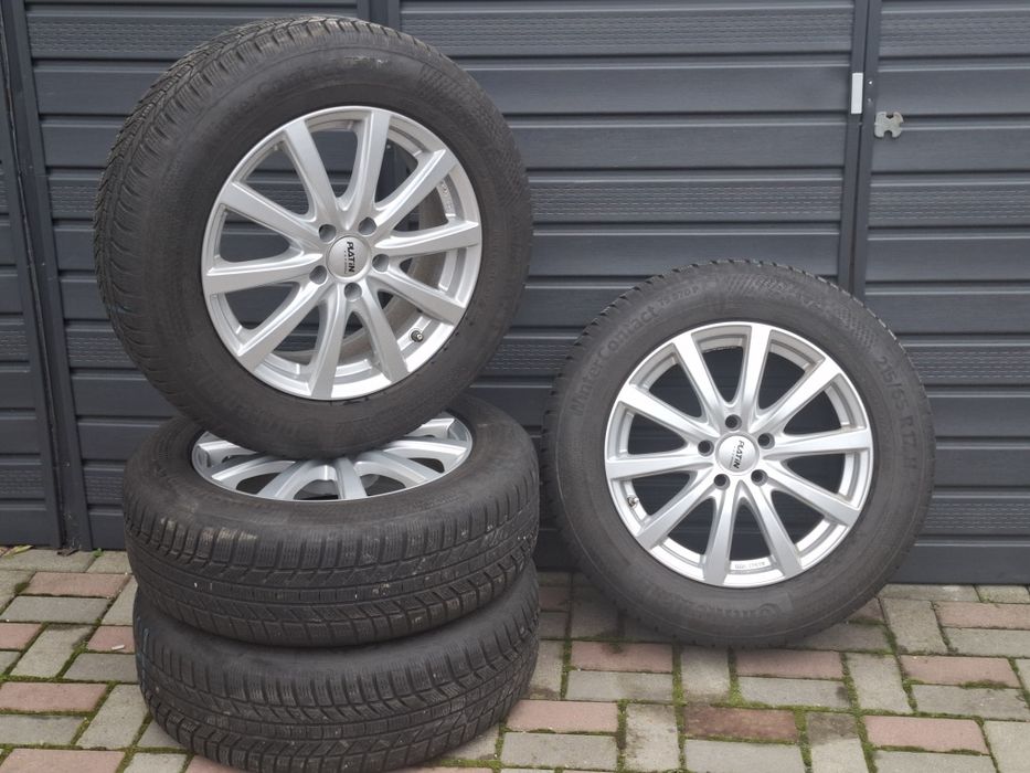 Set 4 jante 5x112 cu anvelope de iarna 215 65 17 Continental  dot 2022