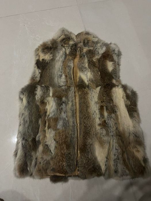 Елек естествен косъм, заек