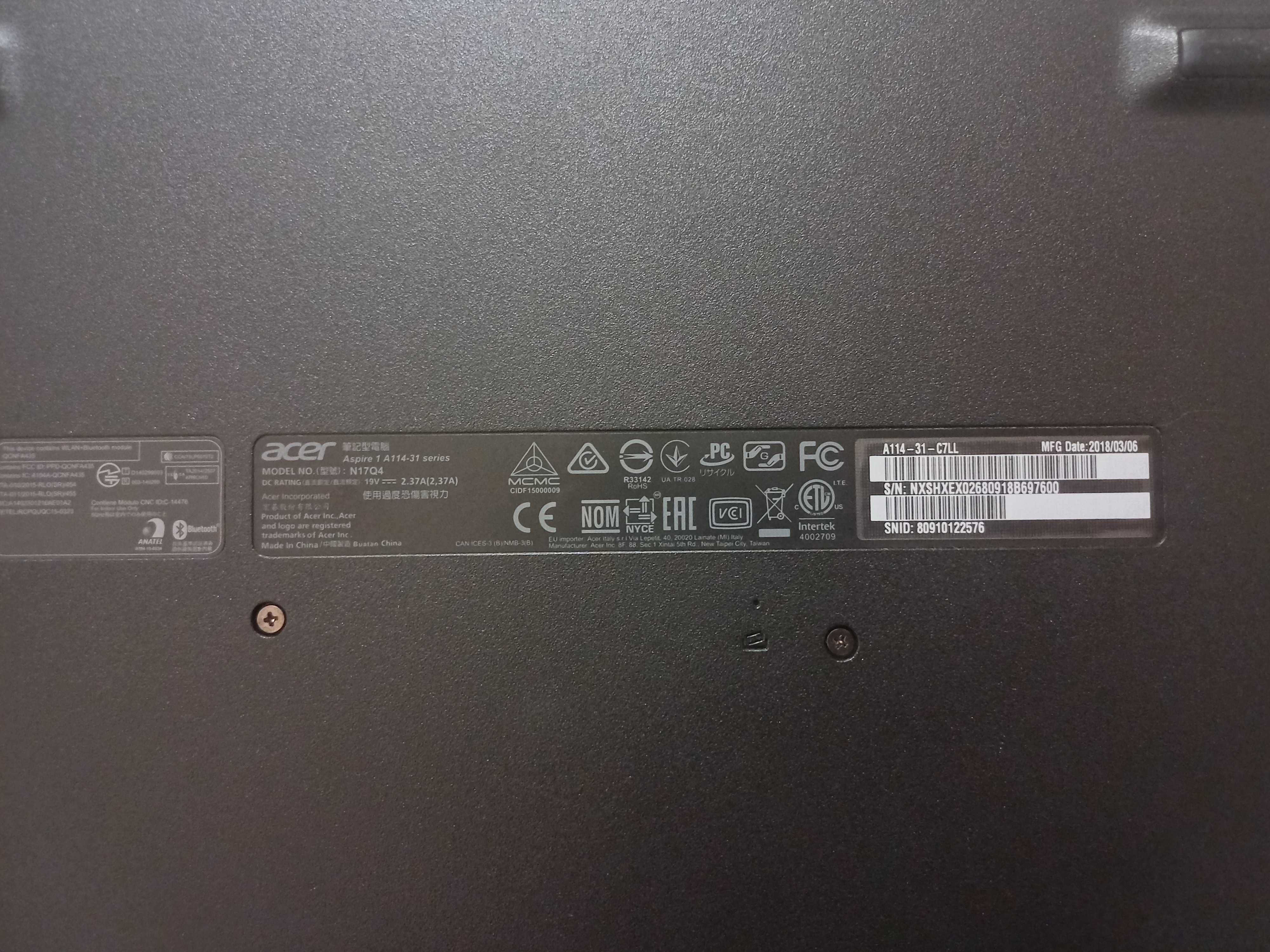 Лаптоп Acer A114-31-C7LL