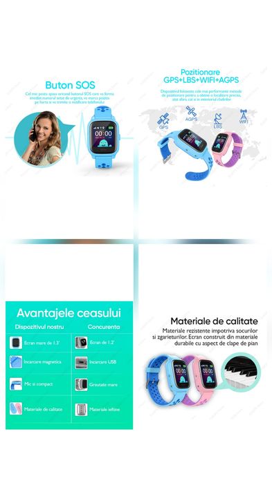 Ceas Smartwatch Copii Tech One