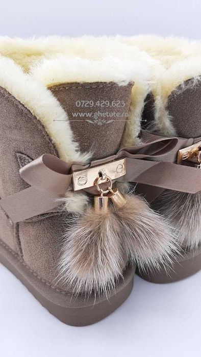 Ghete / cizme mini UGG - piele NATURALA, 35-40