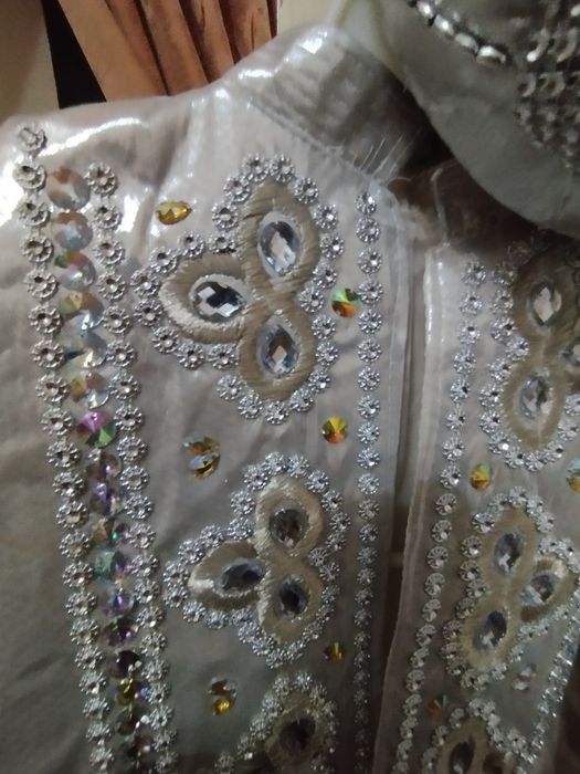 Детский праздничный халат ручной работа. Зар чўпон, Zar chopon.