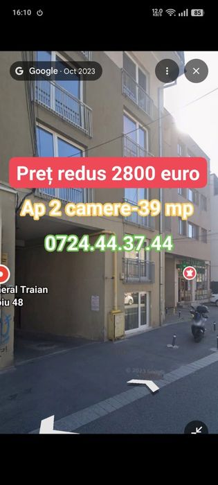 Nou! Fara comision,Locație de top! Centru 2 cam 40 mp