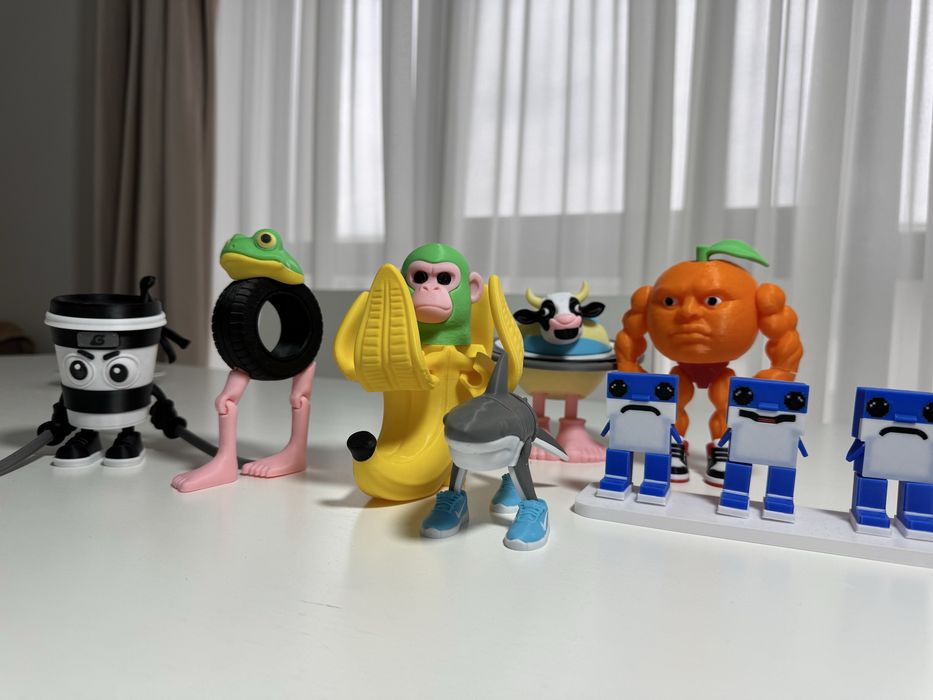 Figurine 3D ITALIAN BRAINROT – colecție unică pentru fani