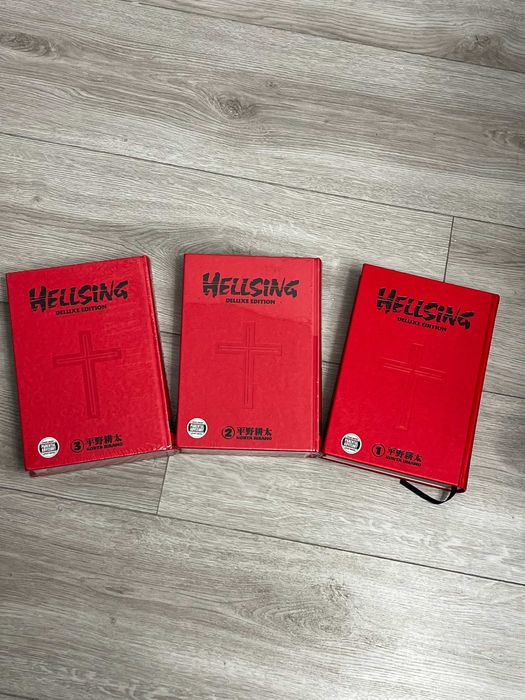 Hellsing Deluxe Edition – set nou complet 1-3, hardcover