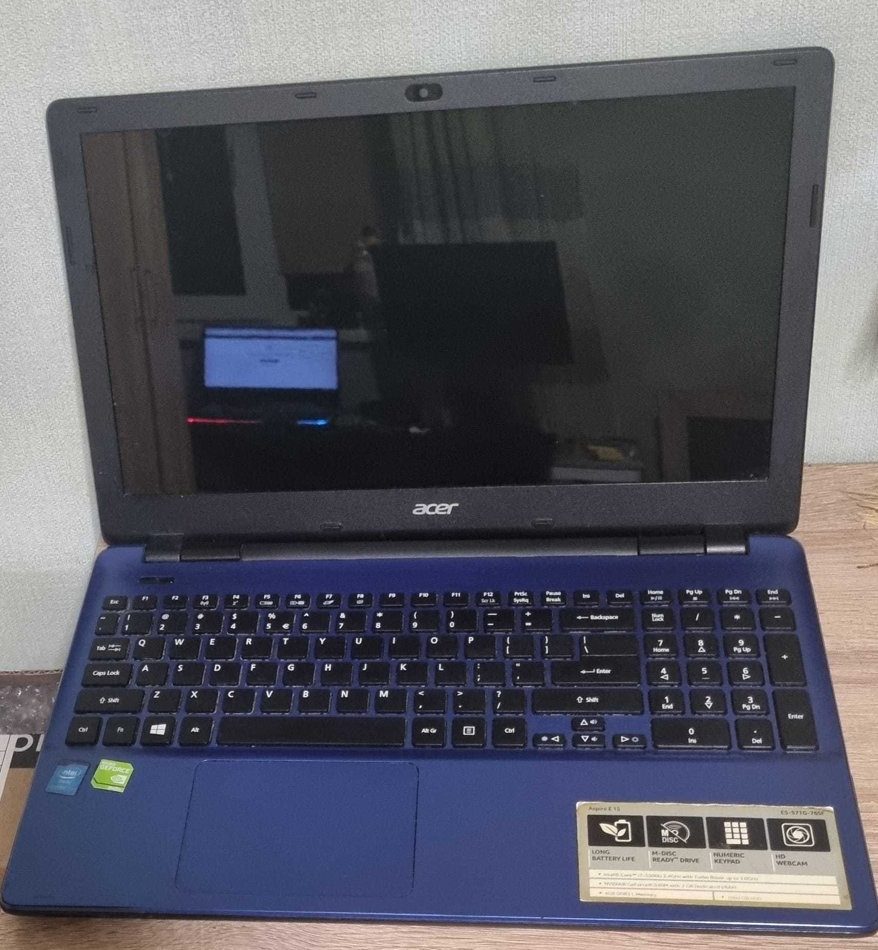 Laptop Acer Aspire E15 571 G, I7 5500 ,GeForce 840M 2GB, 4GB DDR3 ,1TB