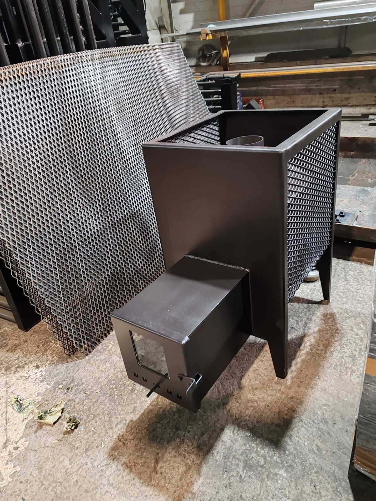 Soba pentru sauna din otel de 4 mm,model maxi! alimentare exterior