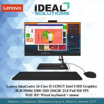 Моноблок LENOVO-IdeaCentre AIO 24/Процессор-Intel Core i5-1135G7