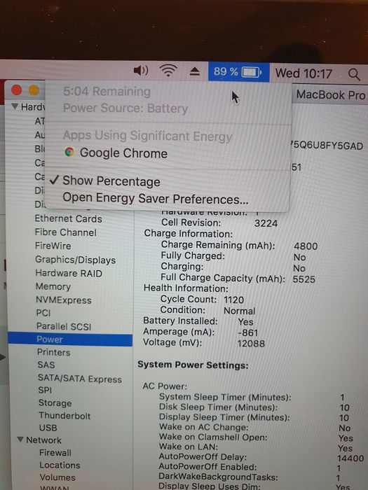 Macbook Pro Retina13",Cpu i5,Ram 8gb,Ssd,Intel IRIS, Baterie 8 ore !