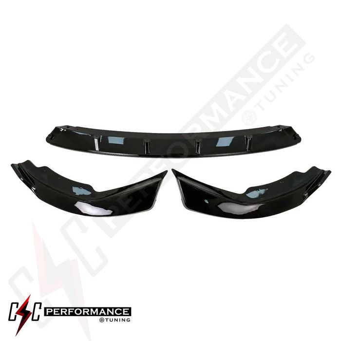 Prelungire Buza lip bara Față BMW G20 G21 M Pachet Negru Lucios